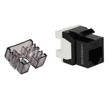 Модуль Keystone LANMASTER ToolLess LAN-TK45U6/180N-BK