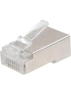 Вилка Cablexpert RJ-45 (8P8C) PLUG5SP кат5e экр, 30 микрон, (100 шт.), пак