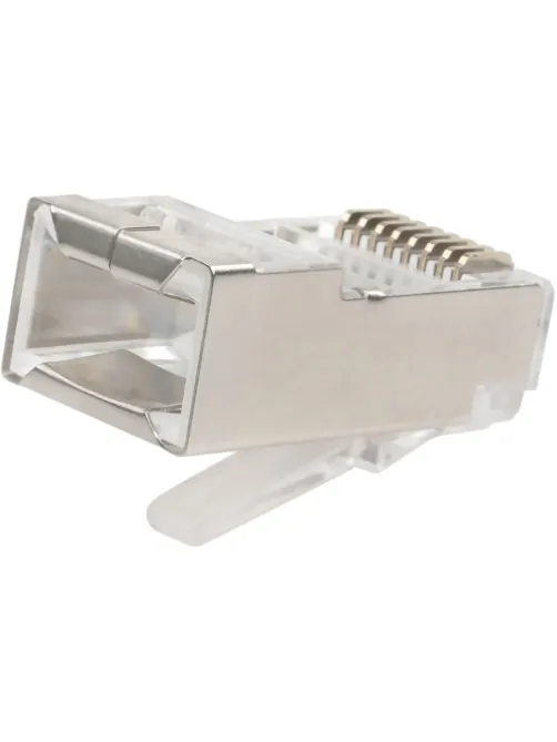 Вилка Cablexpert RJ-45 (8P8C) PLUG5SP кат5e экр, 30 микрон, (100 шт.), пак