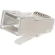 Вилка Cablexpert RJ-45 (8P8C) PLUG5SP кат5e экр, 30 микрон, (100 шт.), пак