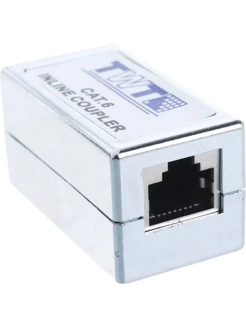 Адаптер проходной TWT TWT-CP45STP6 RJ-45, экранированный, категории 6