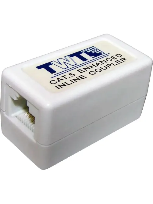 Адаптер проходной TWT TWT-CP45UTP5E RJ-45, неэкранированный, категории 5е