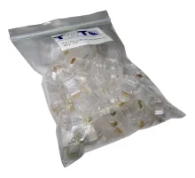 Коннектор RJ45 TWT TWT-PL45-8P8C-6 UTP 8P8C, универсальный, cat.6, 100шт/уп