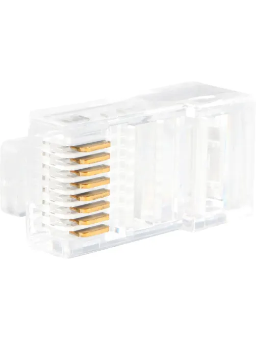 Вилка Cablexpert RJ-45 (8P8C) PLUG3UP6/5 кат.5e, 6 микр, (100 шт.), пак