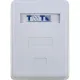 Розетка настенная TWT TWT-SM1-45/6-WH, 1 порт RJ-45 категории 6, UTP, белая