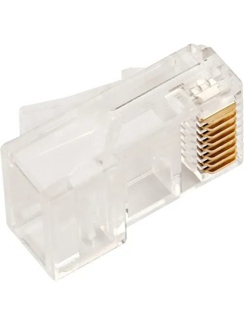 Коннектор RJ45 TWT TWT-PL45-8P8C/JR100 UTP 8P8C унив cat.5e 100шт/уп