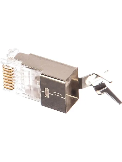Коннектор TWT TWT-PL45/S-8P8C-6A RJ45 STP, универсальный, cat.6A 100шт/уп