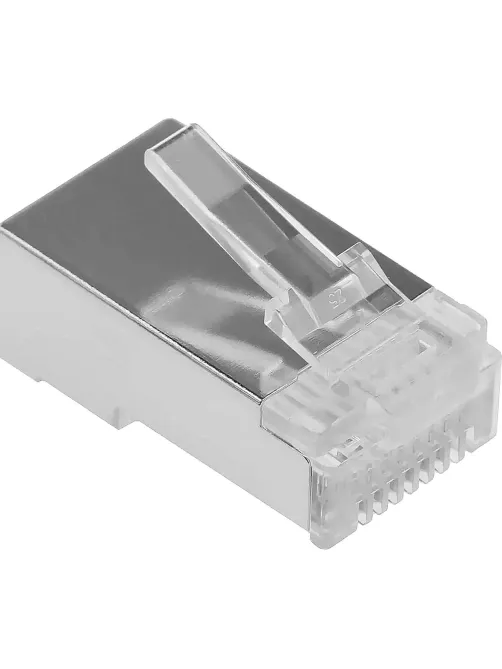 Коннектор TWT TWT-PL45/S-8P8C RJ45 STP 8P8C, универсальный, cat.5e 100шт/уп