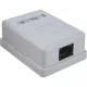 Розетка настенная TWT TWT-SM1-45/6-WH, 1 порт RJ-45 категории 6, UTP, белая
