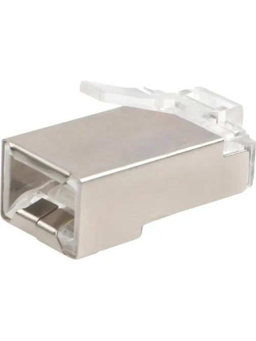 Вилка Cablexpert RJ-45 (8P8C) PLUG5SP кат5e экр, 30 микрон, (100 шт.), пак