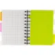 Бизнес-тетрадь 140л,кл,А6,SPIRAL BOOK Розовый,евроспир,обл.пласт,разд.84117