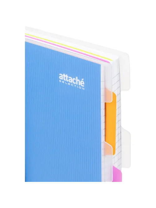 Бизнес-тетрадь 140л,кл,А5,SPIRAL BOOK Синий,евроспир,обл.пласт,раздел.84113