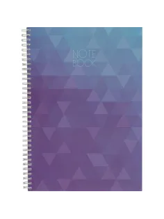 Бизнес-тетрадь Attache Cristal,120л,клет,А4,спир,обл.мел.карт
