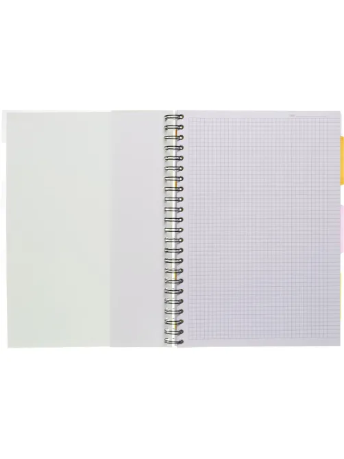 Бизнес-тетрадь 140л,кл,А4,SPIRAL BOOK Салатовый,евросп,обл.пл,раздел.84102