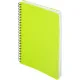 Бизнес-тетрадь А5,96л,кл,спир,пластик,тон.бл. Attache Bright colours Лайм