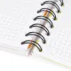 Бизнес-тетрадь 140л,кл,А5,SPIRAL BOOK Розовый,евроспир,обл.пласт,разд.84111