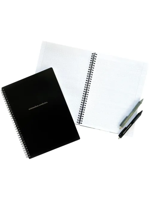 Бизнес-тетрадь А496л.клетка,спираль Be Smart,Aesthetics N3402