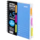 Бизнес-тетрадь 140л,кл,А5,SPIRAL BOOK Синий,евроспир,обл.пласт,раздел.84113