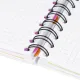 Бизнес-тетрадь 140л,кл,А5,SPIRAL BOOK Синий,евроспир,обл.пласт,раздел.84113