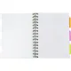 Бизнес-тетрадь 140л,кл,А5,SPIRAL BOOK Салатовый,евросп,обл.пл,раздел.84108