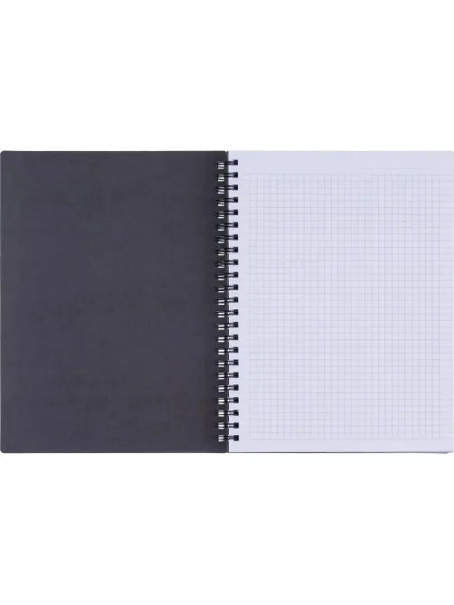 Бизнес-тетрадь, BS, А5, 120л., клетка, спираль. Believe, черный N4200