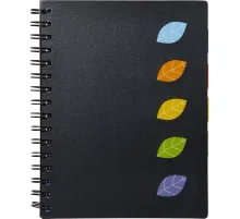 Бизнес-тетрадь А5,120 л,спираль,клетка Office Creative