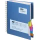 Бизнес-тетрадь А5,200л,кл,греб Attache Selection Office book синий металлик
