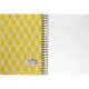 Бизнес-тетрадь А4,150л,кл,плас.спир.Attache Selection SPRING BOOK жел 84232