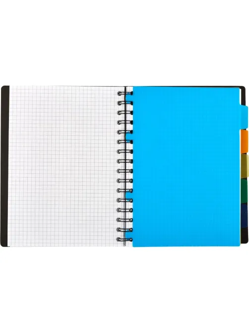Бизнес-тетрадь А5,120 л,спираль,клетка Office Creative