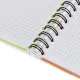 Бизнес-тетрадь 140л,кл,А5,SPIRAL BOOK Серый,евроспир,обл.пласт,раздел.84109