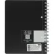 Бизнес-тетрадь SMARTBOOK А5 120л. клетка,спир,микроп,разд,карм,сер-бирюз