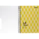 Бизнес-тетрадь А4,150л,кл,плас.спир.Attache Selection SPRING BOOK жел 84232