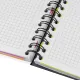 Бизнес-тетрадь 140л,кл,А4,SPIRAL BOOK Синий,евроспир,обл.пласт,раздел.84101
