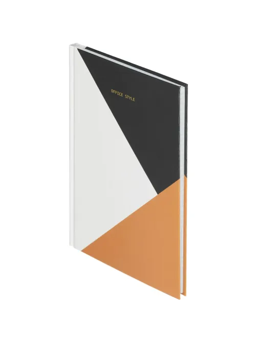 Бизнес-тетрадь А5,80л, 7БЦ,клетка Office Style коричн