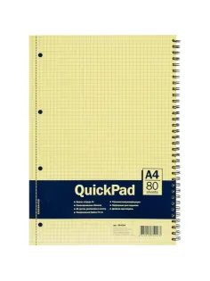 Бизнес-тетрадь 80л,кл,А4,Yellow Pad,спираль,тон.блок 70г/м