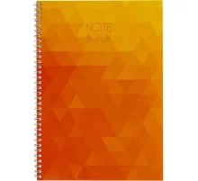 Бизнес-тетрадь Attache Cristal,80л,клет,А4,спир,обл.мел.карт