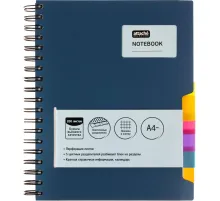 Бизнес-тетрадь B5,200л,кл,греб Attache Selection Office book синийметаллик