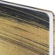 Бизнес-блокнот Gold Collection А5 96л,клетка,картон,сшивка,резинка,черный