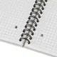 Бизнес-тетрадь 100л,кл,А4,LightBook,спираль,обл.синий,блок белый 70г/м