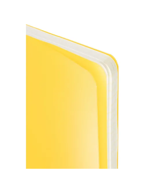 Бизнес-тетрадь А5,96л,кл,спир,пластик,тон.бл. Attache Bright colours Желтый
