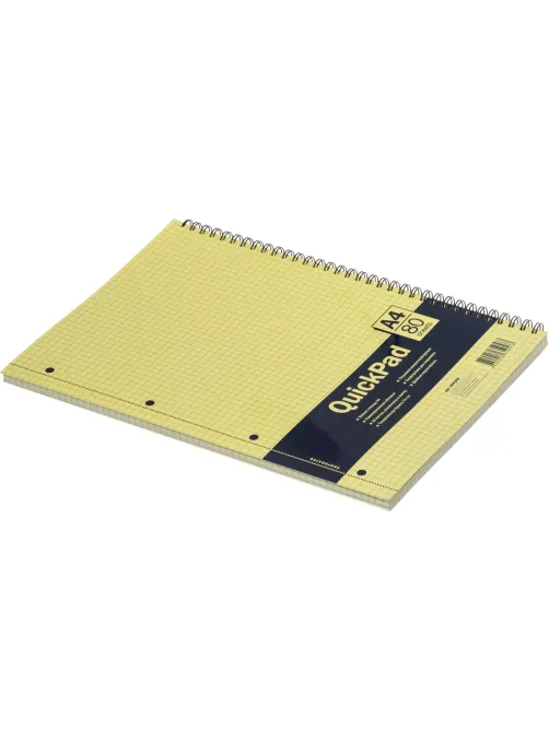 Бизнес-тетрадь 80л,кл,А4,Yellow Pad,спираль,тон.блок 70г/м
