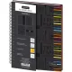 Бизнес-тетрадь Wisdom 9 А4,120л,200х274, 3 разд, клетка, диз 4, 0009