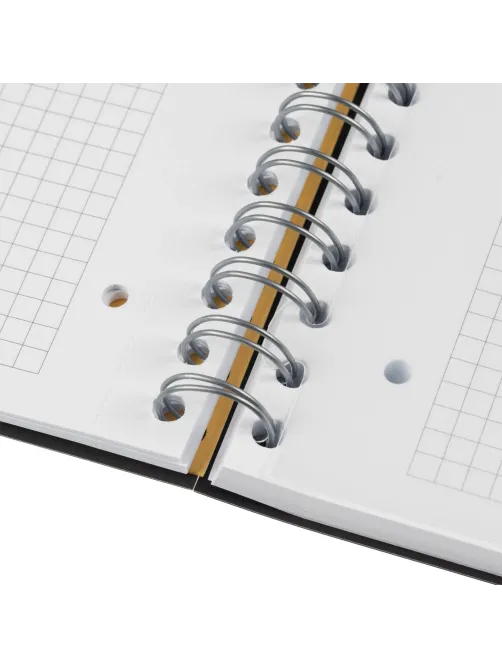 Бизнес-тетрадь SMARTBOOK А4 120л. клетка,спир,микроп,разд,карм,сер-бирюз