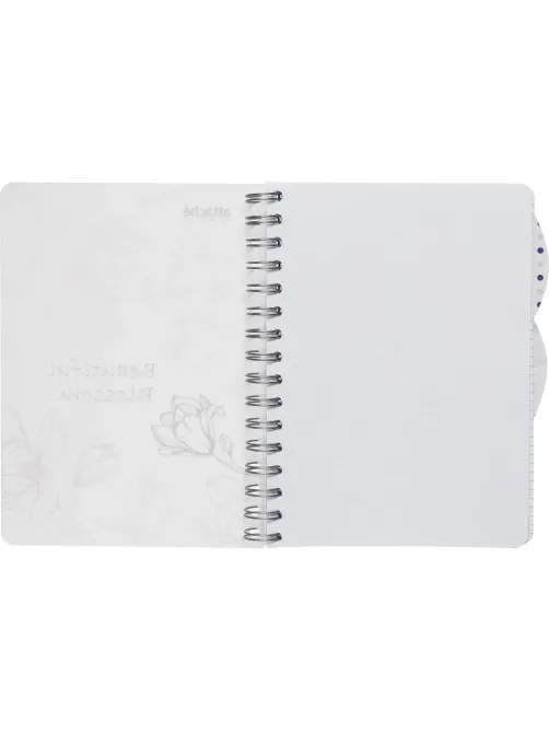 Бизнес-тетрадь А5,140л,кл,спир,плас Attache Selection Flower DreamsBlossom