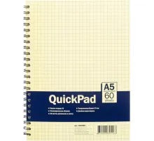 Бизнес-тетрадь 60л,кл,А5,Yellow Pad,спираль,тон.блок 70г/м