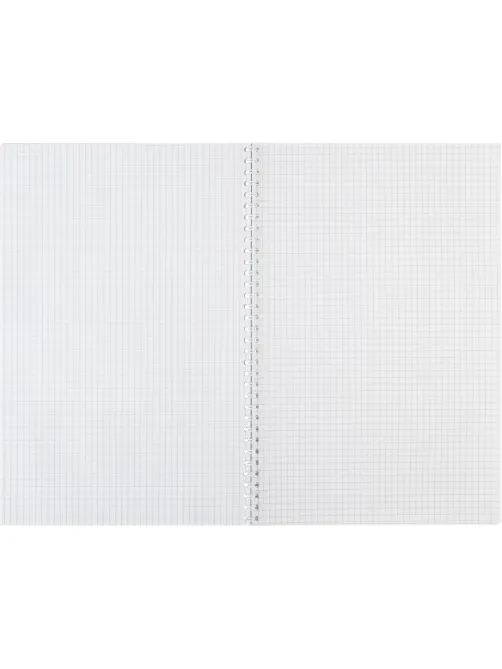 Бизнес-тетрадь А4 60л Attache Греция Голубой/Фиолет клет, 65г, греб, ВД-лак