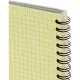 Бизнес-тетрадь 80л,кл,А4,Yellow Pad,спираль,тон.блок 70г/м