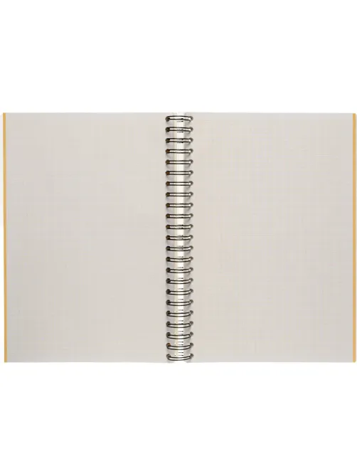 Бизнес-тетрадь А4,150л,кл,плас.спир.Attache Selection SPRING BOOK жел 84232