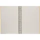 Бизнес-тетрадь А4,150л,кл,плас.спир.Attache Selection SPRING BOOK жел 84232