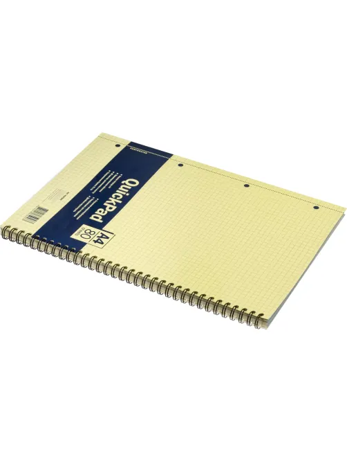 Бизнес-тетрадь 80л,кл,А4,Yellow Pad,спираль,тон.блок 70г/м